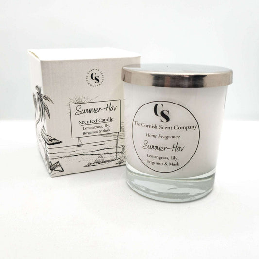 Premium double wick candle Summer - The Cornish Scent Company